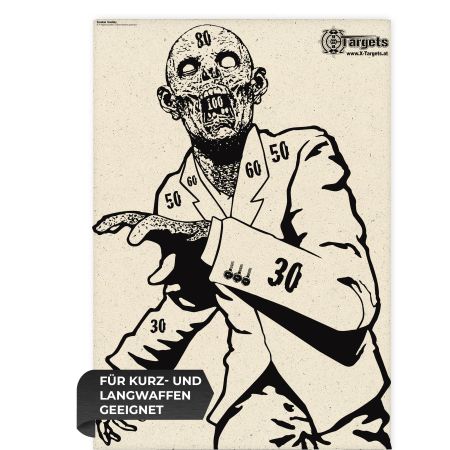 Zielscheibe Zombie Gras